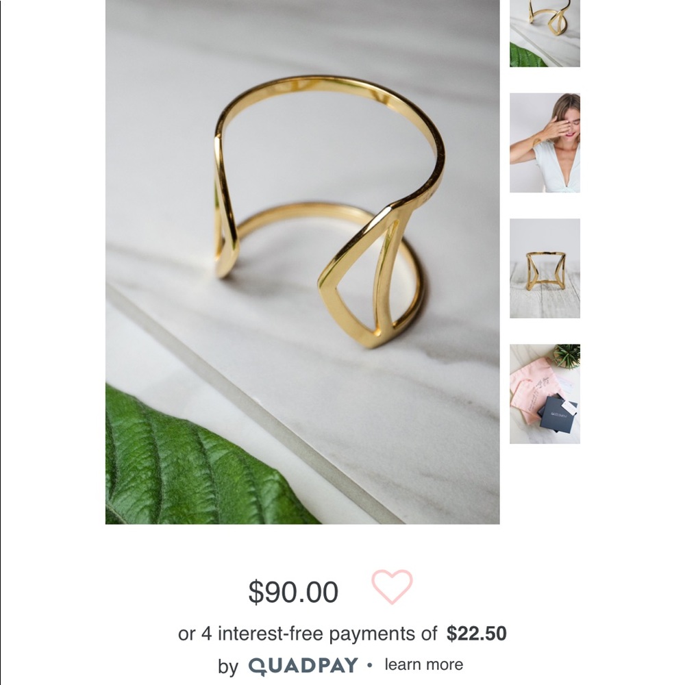 Bracelet in silver not gold